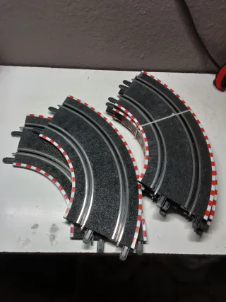 Lote Piezas Scalextric Curvas