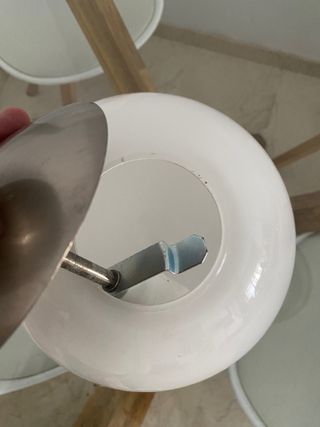 Lámpara techo colgante Ikea blanca