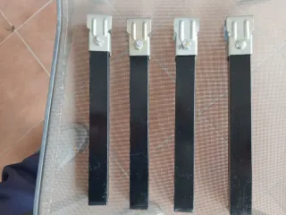 Patas somier cuadradas negras 31x3x3