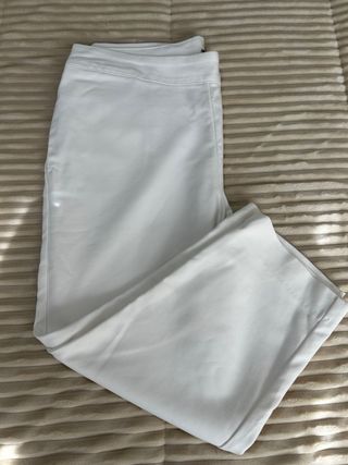 Pantalón blanco cropped Pimkie – largo tobillero