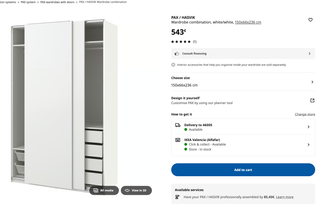 Armario Infantil IKEA Pax 200 eu or best offer!