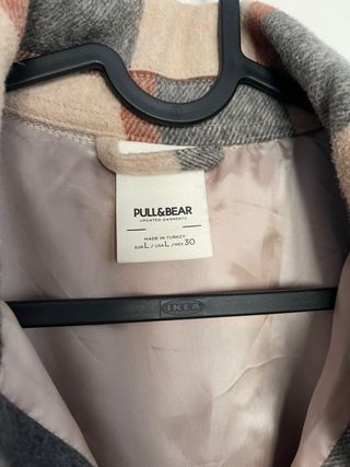 Chaqueta cuadros oversize Pull&Bear