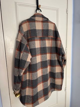 Chaqueta cuadros oversize Pull&Bear