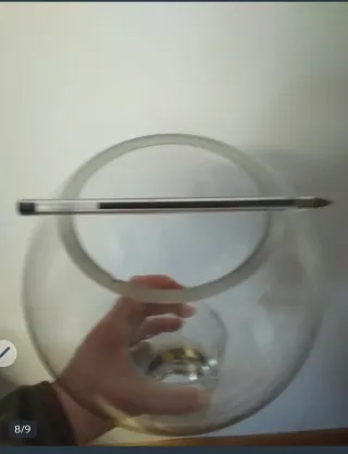 3 Jarrones Cerámica y Cristal