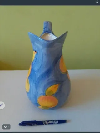 3 Jarrones Cerámica y Cristal