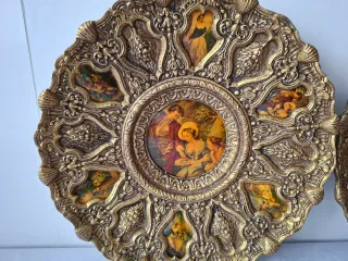 Platos decorativos de bronce