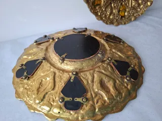 Platos decorativos de bronce