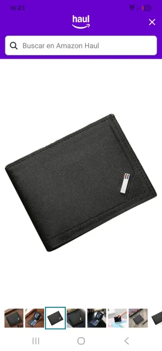 Cartera de hombre negra nuevo a estrenar