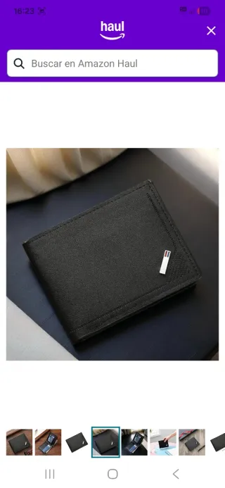 Cartera de hombre negra nuevo a estrenar