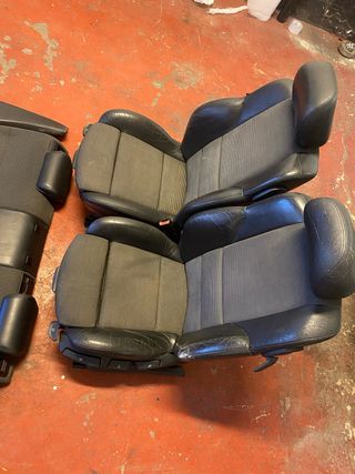 Asientos BMW e46 compact Cuero y Tela