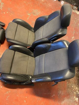 Asientos BMW e46 compact Cuero y Tela
