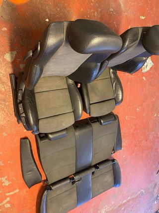 Asientos BMW e46 compact Cuero y Tela