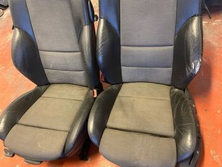 Asientos BMW e46 compact Cuero y Tela