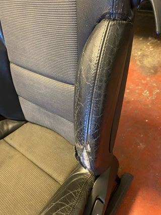 Asientos BMW e46 compact Cuero y Tela