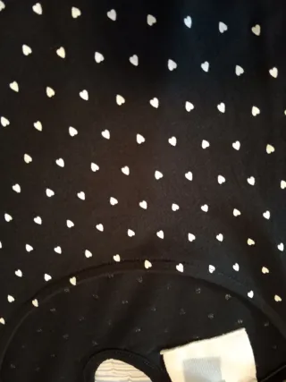 Camiseta de Algodón con corazones