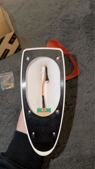 Antena Tubarão Universal Cinza