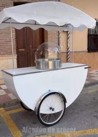 Carrito de algodón de azúcar
