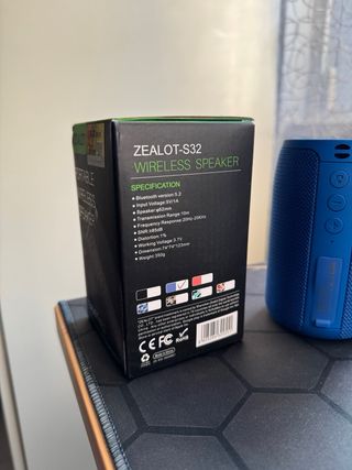 Altoparlante Bluetooth Zealot S32 Blu