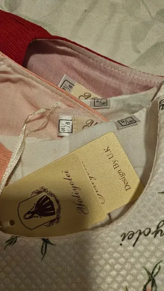 Vestido y chaqueta niña celebración T140