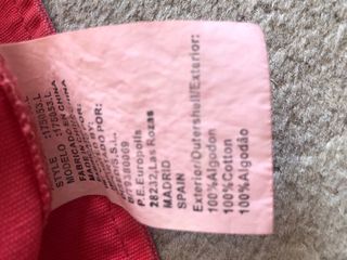 Chaqueta Amichi Talla L Roja Tachuelas