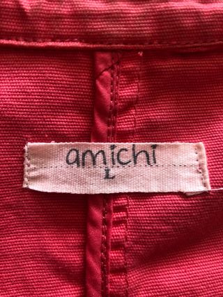 Chaqueta Amichi Talla L Roja Tachuelas