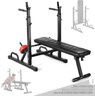 Banco de pesas para gimnasio en casa