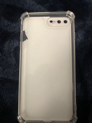 Custodia iPhone 8 Plus Design Banconote Rosa