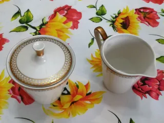 Servizio da tè 6 persone con zuccheriera