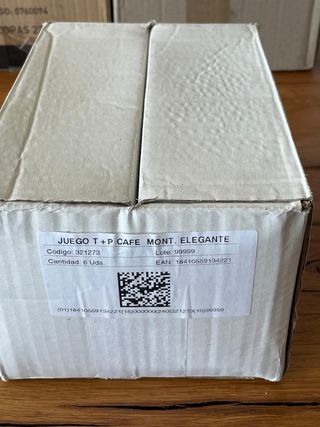 Juego Café Solo Montecelo (6 uds)