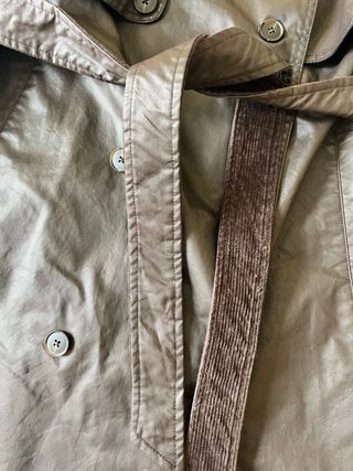 Trench Zara encerado pana