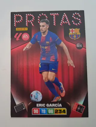 Protas Èric García. Adrenalyn 2025-26. Panini.