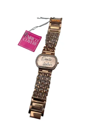 Orologio Enrico Coveri donna oro rosa con strass