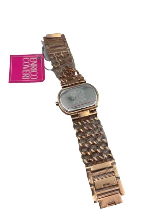 Orologio Enrico Coveri donna oro rosa con strass