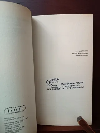 Lote 5 libros infantís en galego (dedicatoria e +)