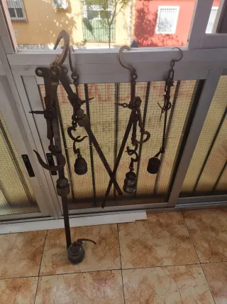 Balanza romana antigua