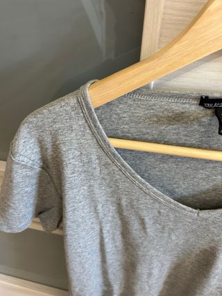 Camiseta gris Mango talla XL