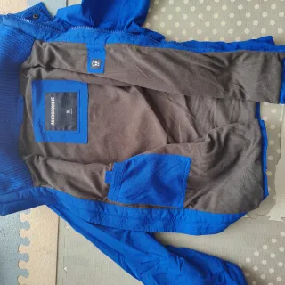 Cazadora Abercrombie & Fitch azul con capucha