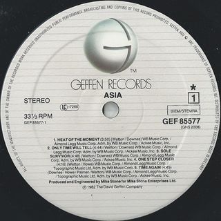 Asia - Asia LP Vinile