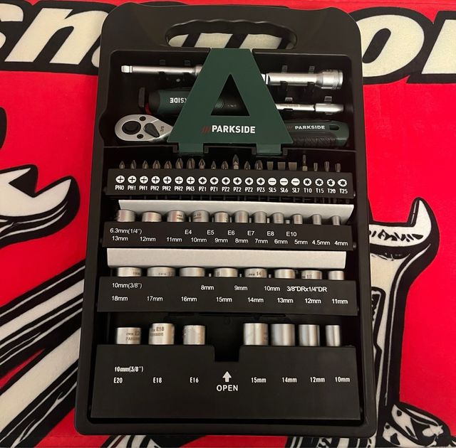 Set de llaves Socket Set Parkside 61 piezas