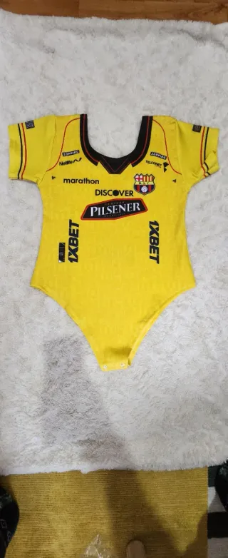 Body Barcelona SC Ecuador Amarillo Talla Única