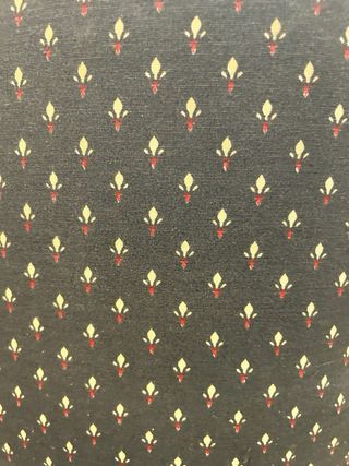 Sillón antiguo estampado