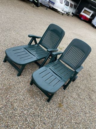 Tumbona de jardín reclinable