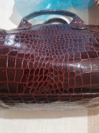 Borsa Carpisa Bordeaux martellata Nuova