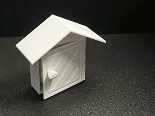 Caja exterior sensor temperatura y humedad