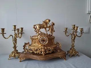 Candelabros de Bronce Antiguos