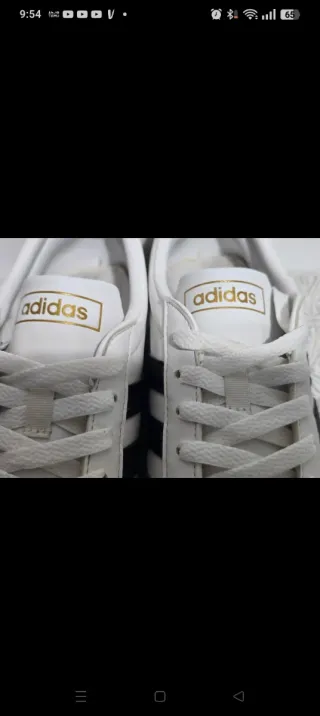 Zapatillas Adidas Clásicas Blancas Marrones