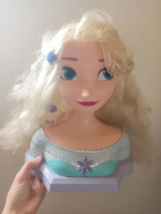 Cabeza de Muñeca Elsa Frozen