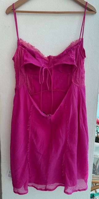 Vestido mini ASOS DESIGN rosa