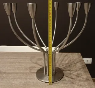 candelabro in acciaio