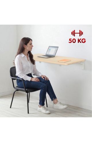 Tavolo Pieghevole a Parete Maclean MC-128 100x40cm